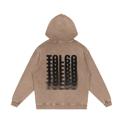 TOLCO. - DRIFT - Snow Washed Hoodie - Sand