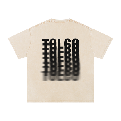TOLCO. - DRIFT - Oversized Cotton T - Apricot