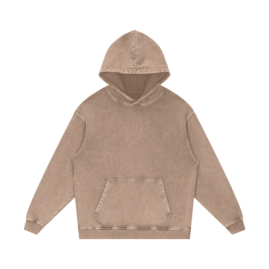 TOLCO. - DRIFT - Snow Washed Hoodie - Sand