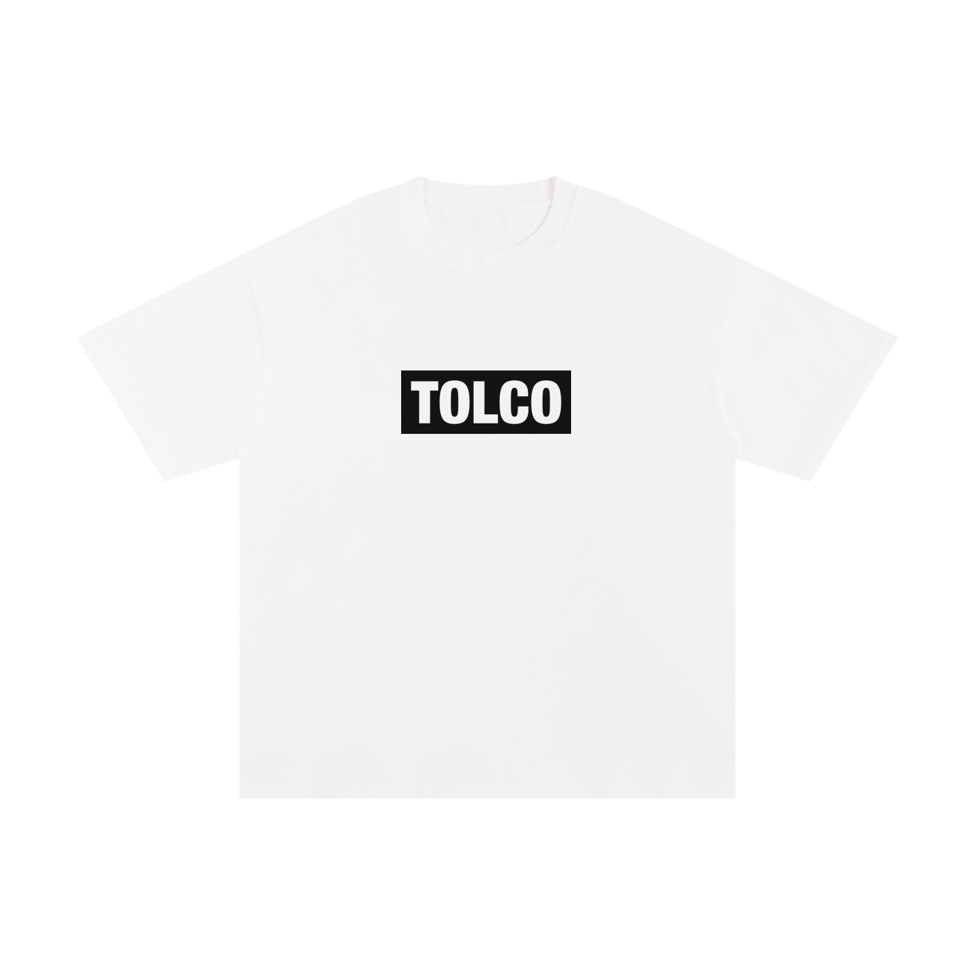 TOLCO. - TAG - Pure Cotton T - White