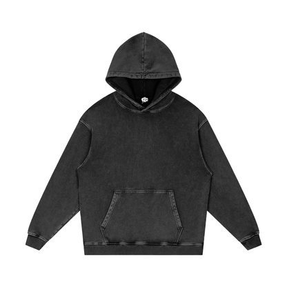 TOLCO. - DRIFT - Snow Washed Hoodie - Black Beauty
